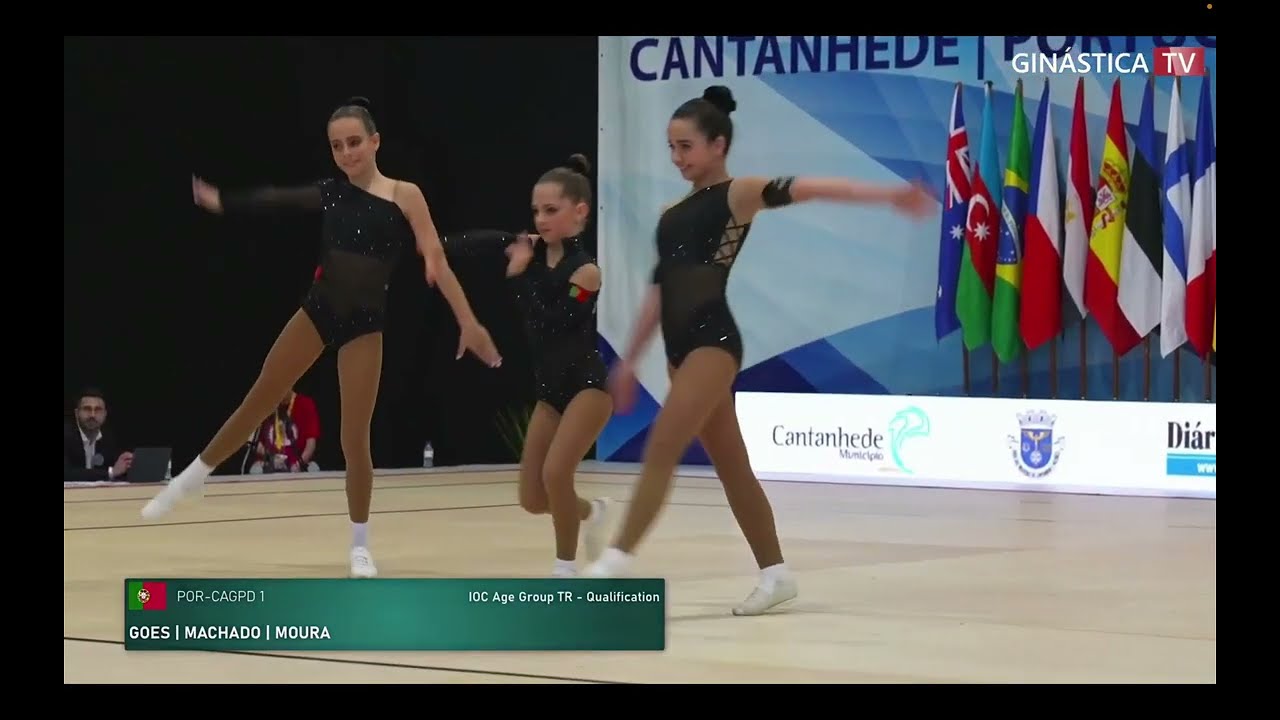PORTUGAL (POR-CAGPD 1)- TRIO AGE GROUP qualifications  Aerobic gymnastic Fig open 2024, CANTANHEDE