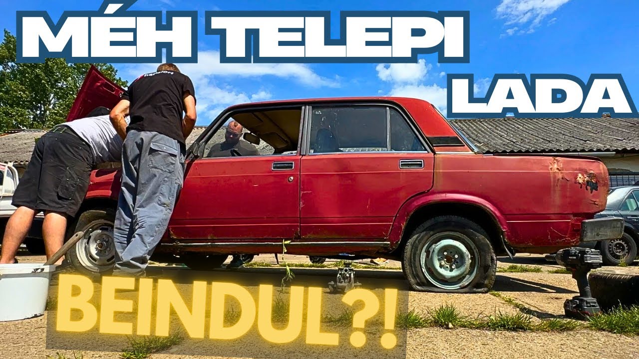 LADA 2105 a MÉH TELEPRŐL MENTVE a CSIRKETELEPEN | FELTÁMADÁS