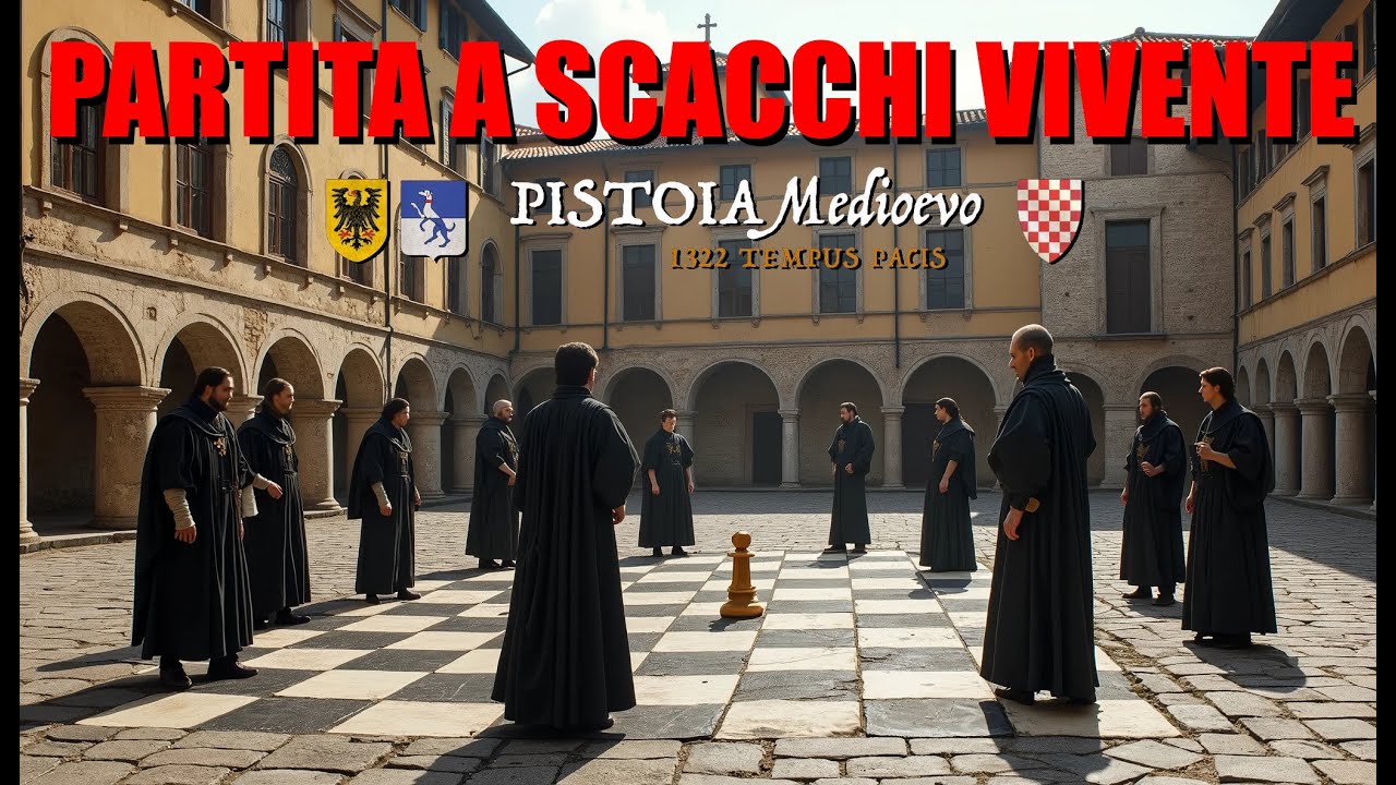 Scacchi viventi Pistoia Medioevo 2024 - La partita vivente