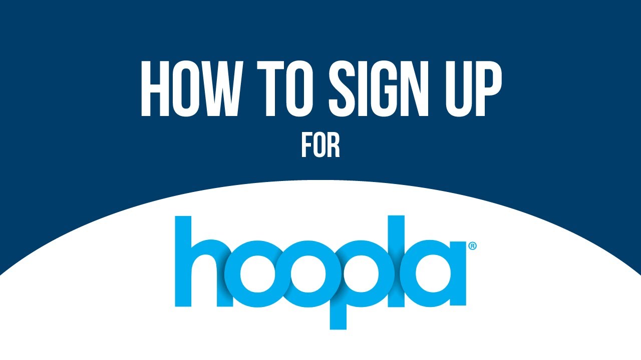 How to Sign Up for Hoopla (on a computer)