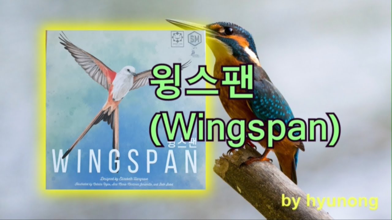 [현옹] 윙스팬 (Wingspan) 보드게임 룰 설명