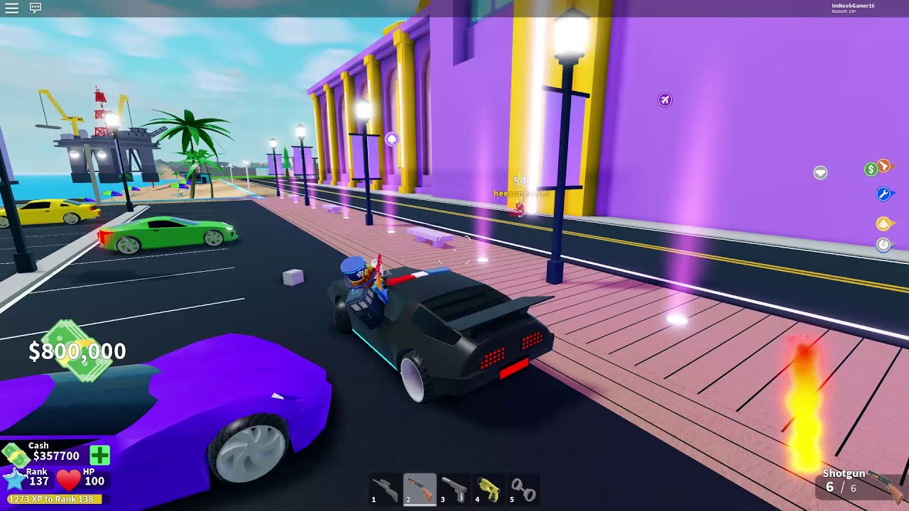 Roblox Mad city mega tryhard gameplay without commentary