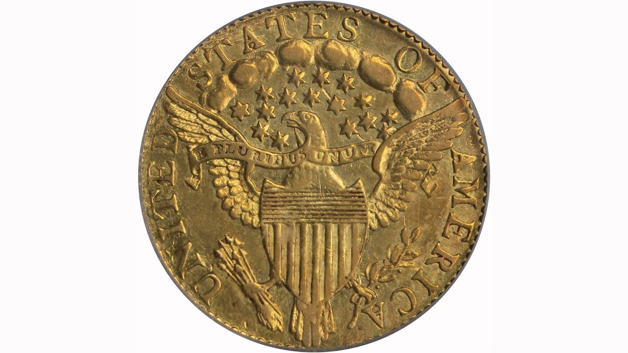 1796 Capped Bust Right Quarter Eagle. Stars On Obverse. AU-53 (PCGS). Lot: 7594