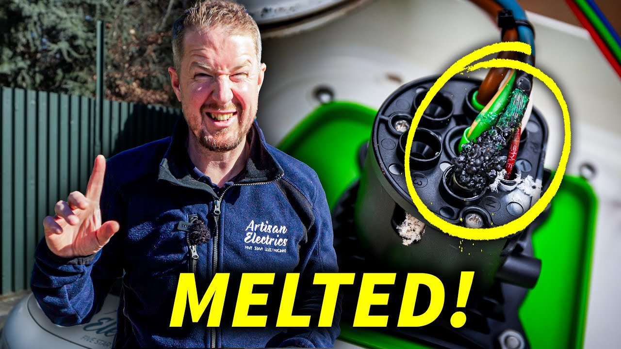 Зарядное устройство для электромобиля клиента загорелось! 😱