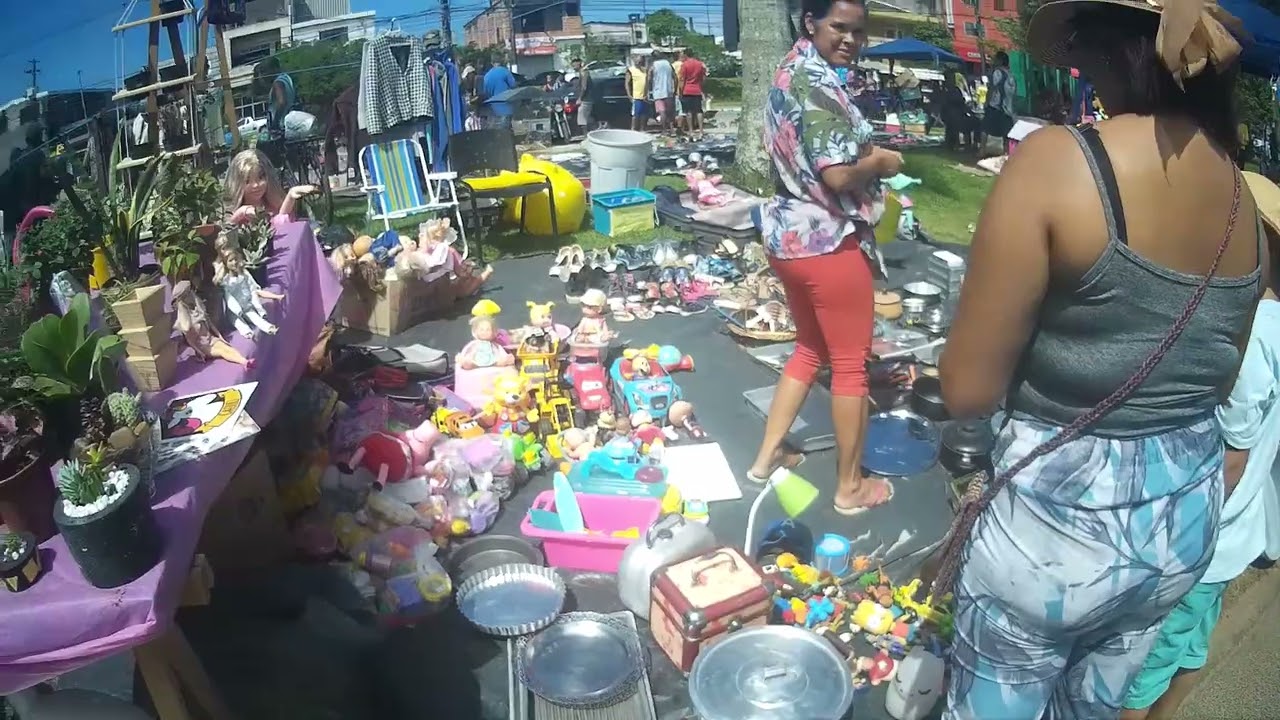 OLHA AÍ GALERA FEIRA DO ROLO DA ÁREA CONTINENTAL SÃO VICENTE