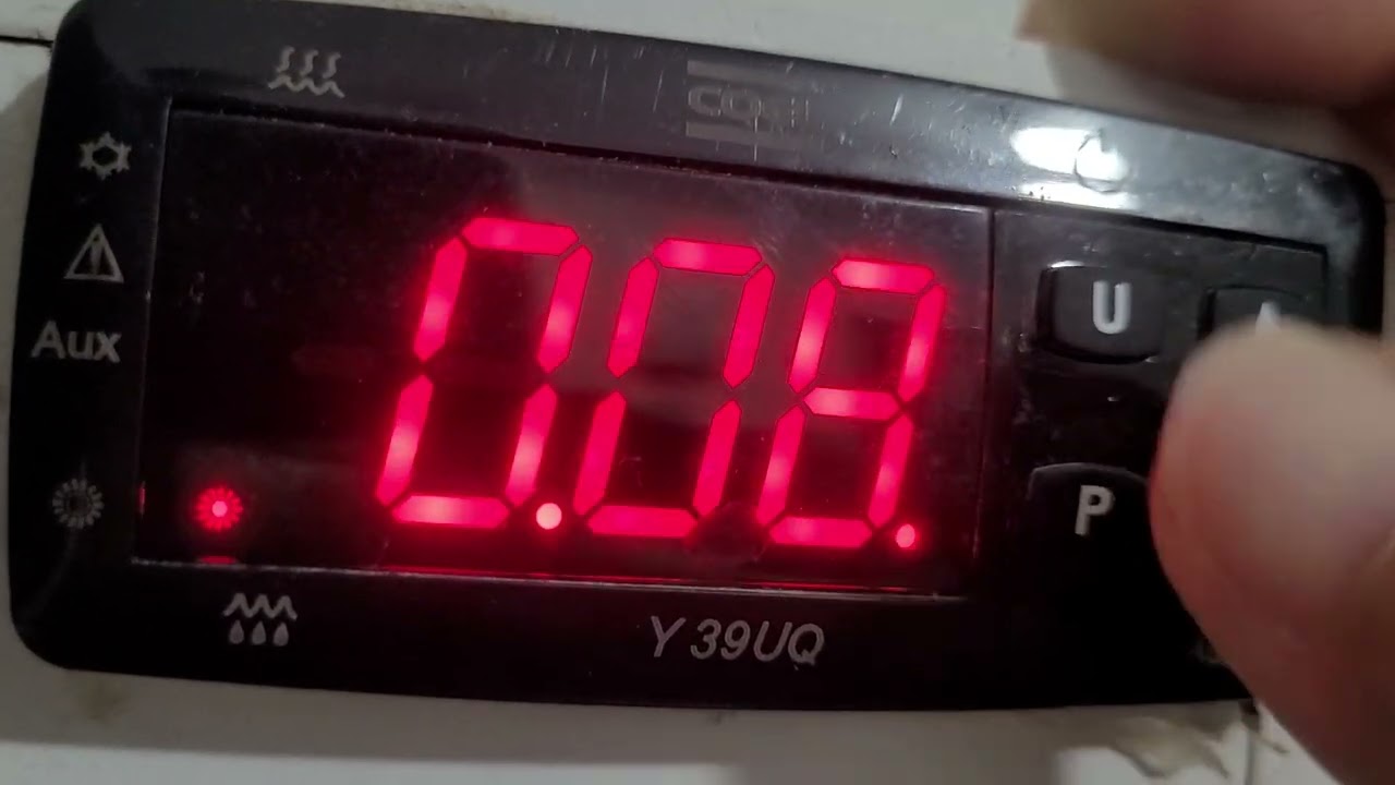 TERMOSTATO COEL Y39UQ COMO CONFIGURAR.