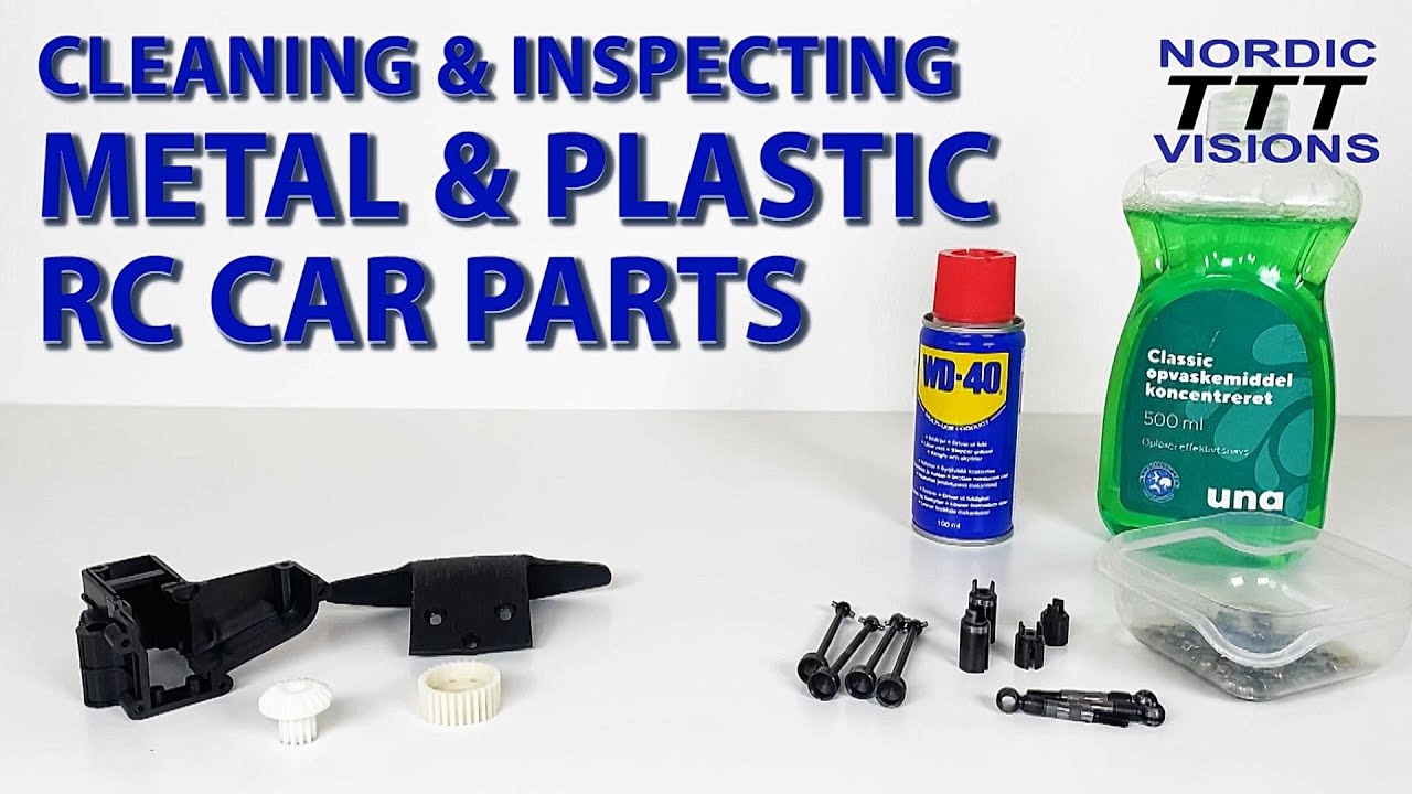 Nordic RC Basics: How I Clean & Inspect Metal & Plastic Parts for my RC Cars