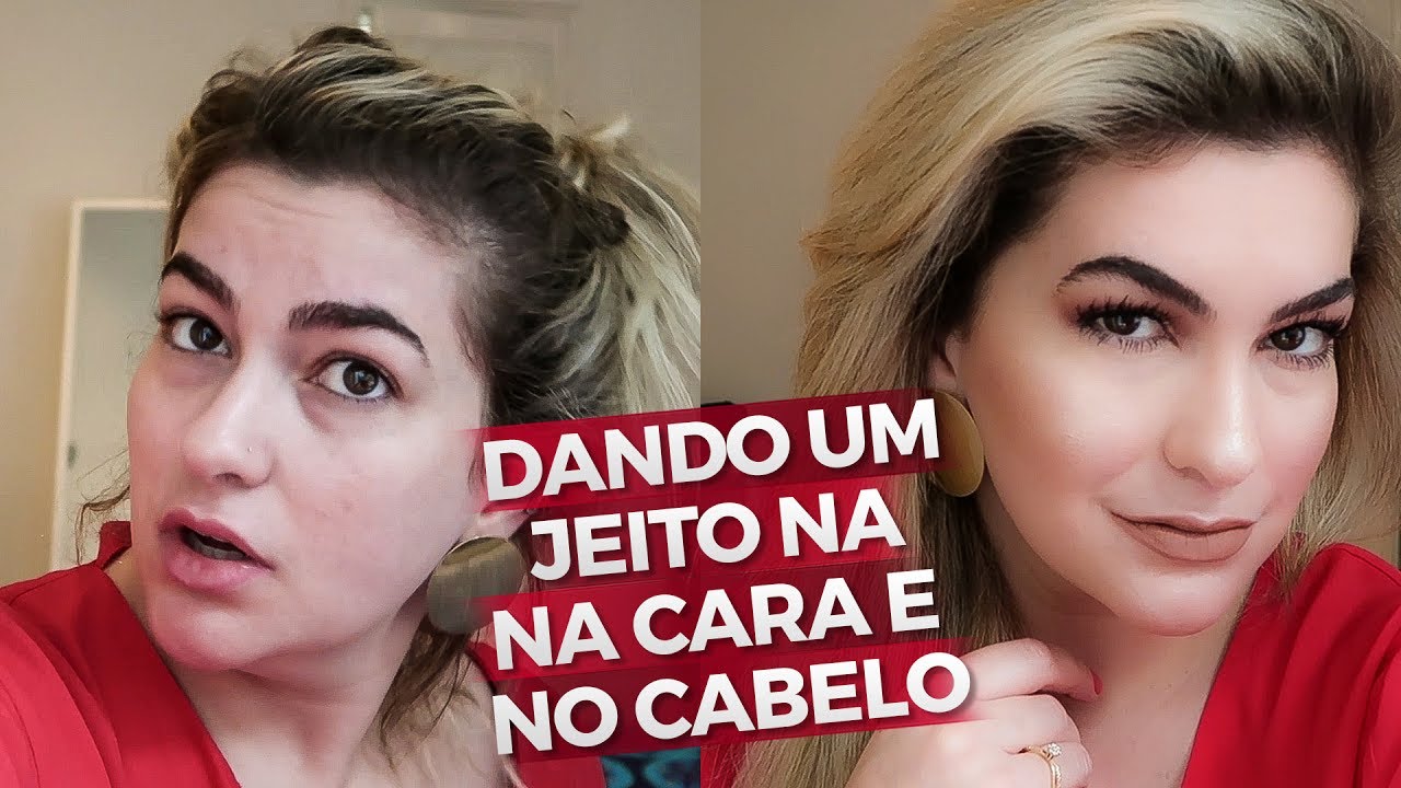 MAKE E CABELO PARA SAIR DECENTE DE CASA POR ALICE SALAZAR