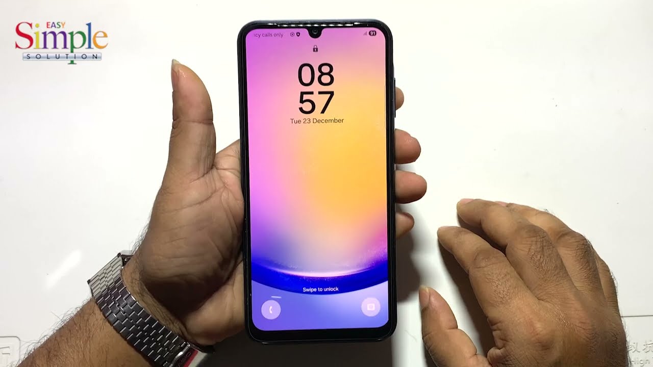 How To Hard Reset Samsung Galaxy A25 5G (Factory Reset)