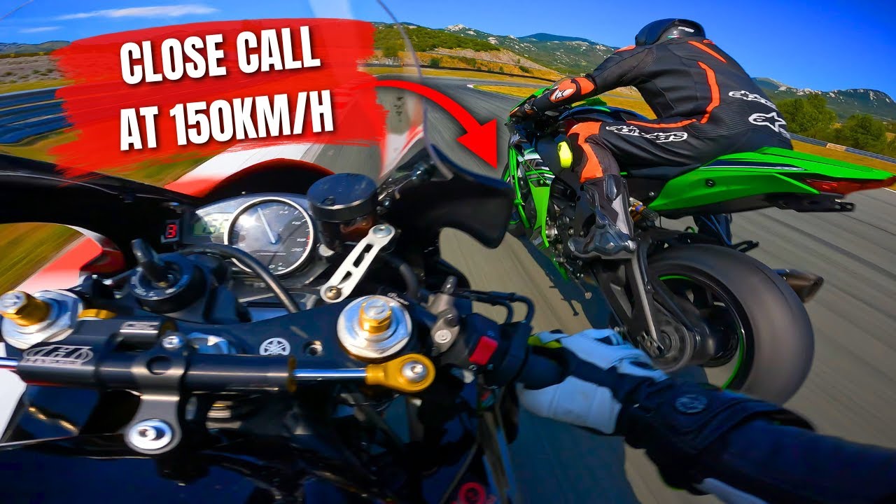 STOCK Yamaha R6 vs ZX-10R KRT Edition | 600 vs 1000 Track Battle 🚀