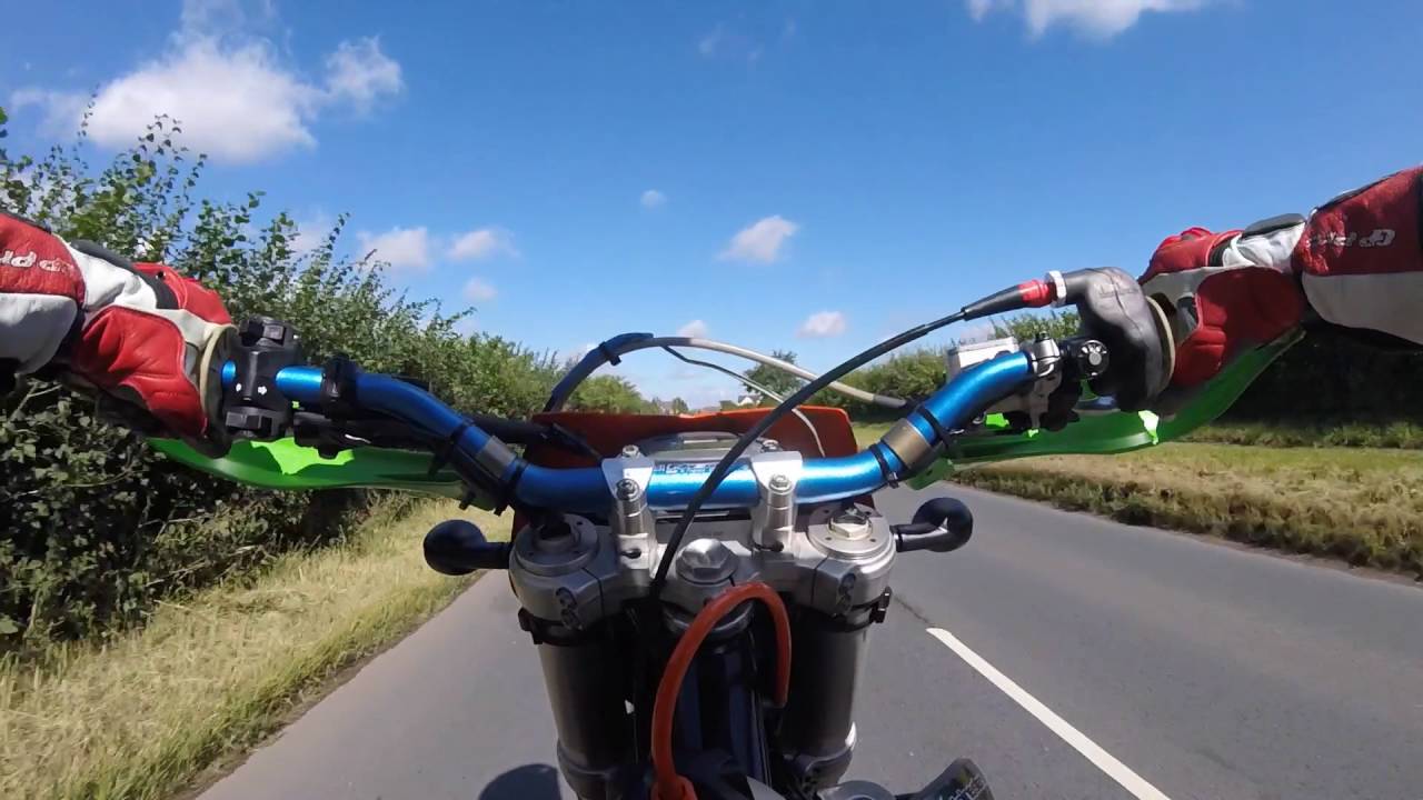 2013 KTM EXC 300, start and ride