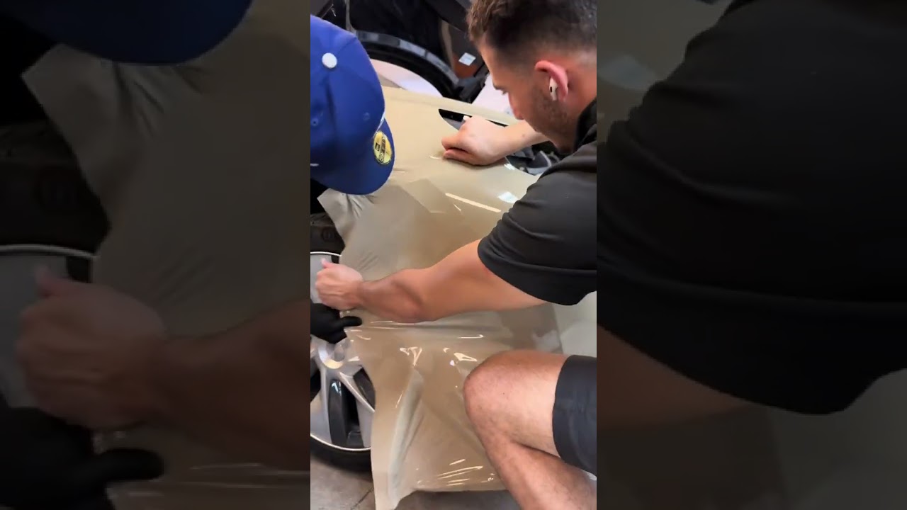 How to vinyl wrap a front bumper in 60 seconds