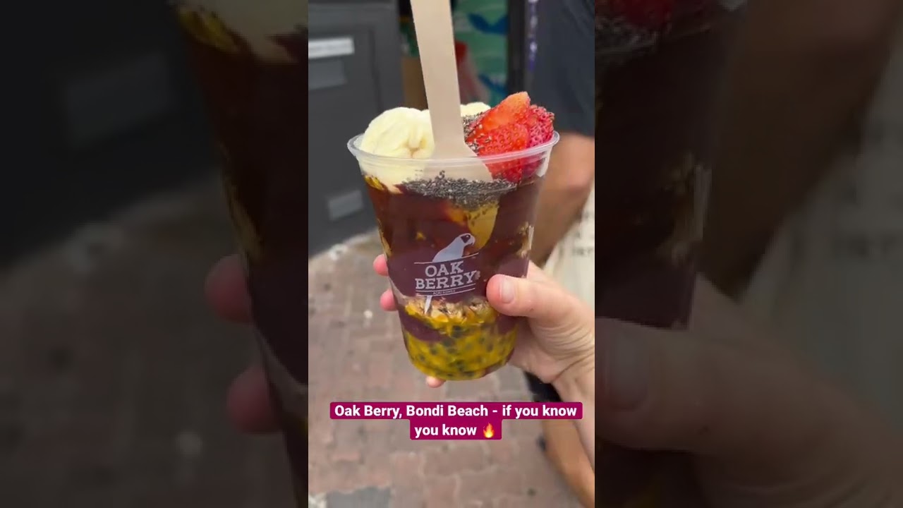 The best a&ccedil;ai in Australia hands down 🔥🤤 #youtube #youtubeshorts #acaibowl #oakberry