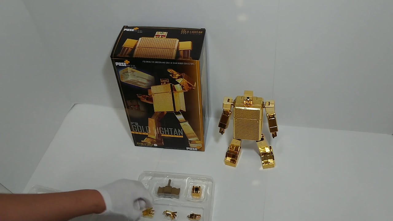POSE+METAL series【P+01 Gold Lightan】黃金戰士