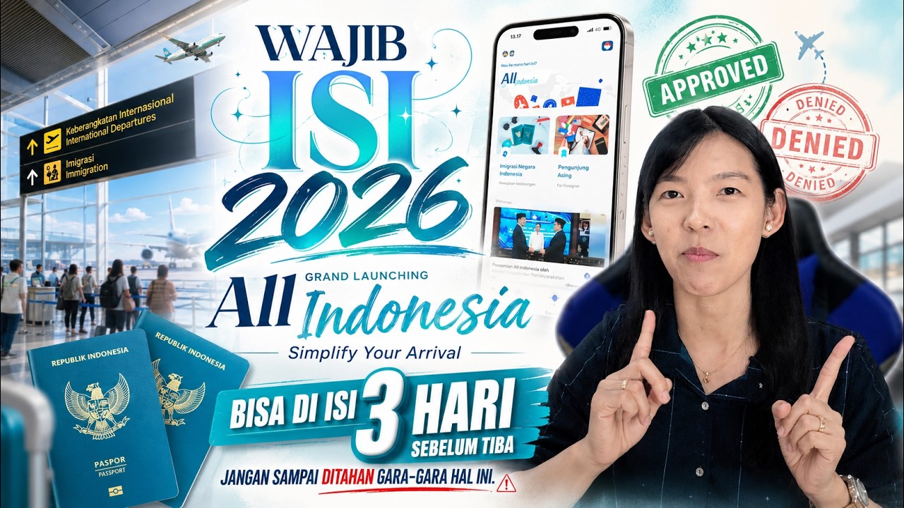TIBA DI INDONESIA WAJIB ISI ONLINE- 