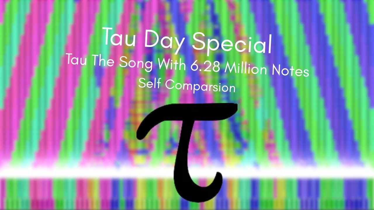 [Black MIDI Comparsion] Tau The Song With 6.28 Million Notes - Self Comparsion