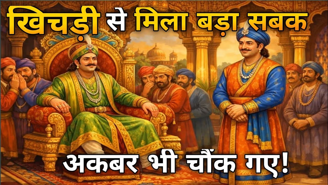 बीरबल की खिचड़ी का राज क्या है? अकबर बीरबल की फेमस हिंदी कहानी | Kids Moral Stories