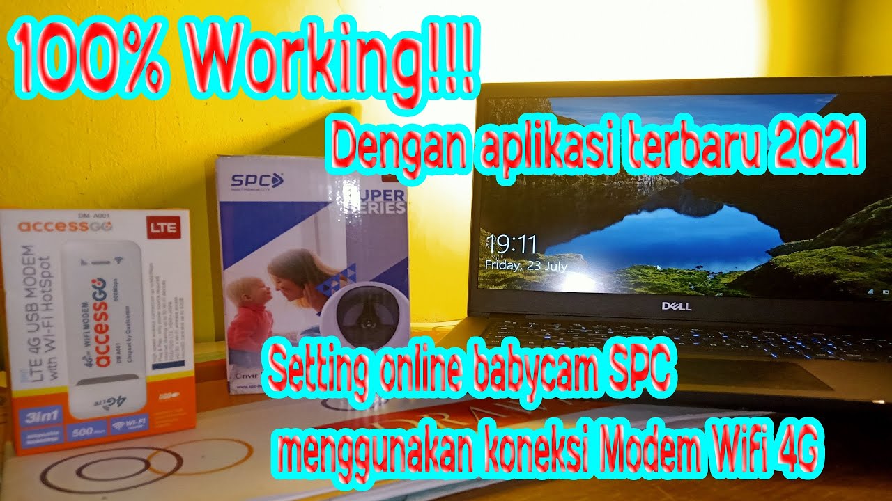 Cara Setting Online WiFi Camera SPC Menggunakan Koneksi Modem WiFi 4G Dengan Aplikasi Terbaru 2021