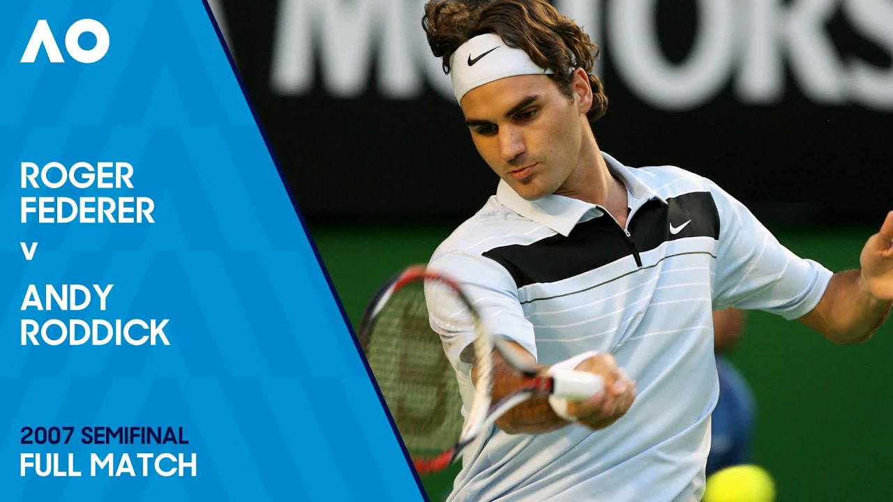 Roger Federer v Andy Roddick Full Match | Australian Open 2007 Semifinal