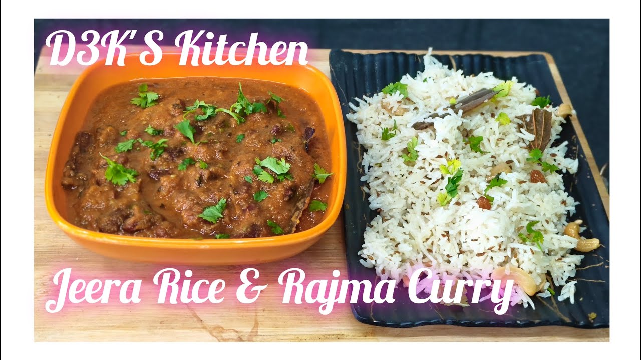 Jeera Rice & Rajma Curry|Restaurant Style Recipe|Simple & Easy Recipe 