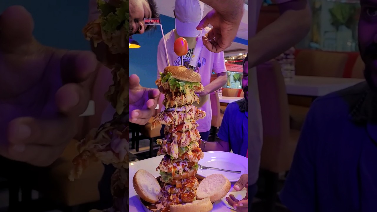 burger 🍔 king 🤴 #food #foodentertainment #streetfood #jgricecurry