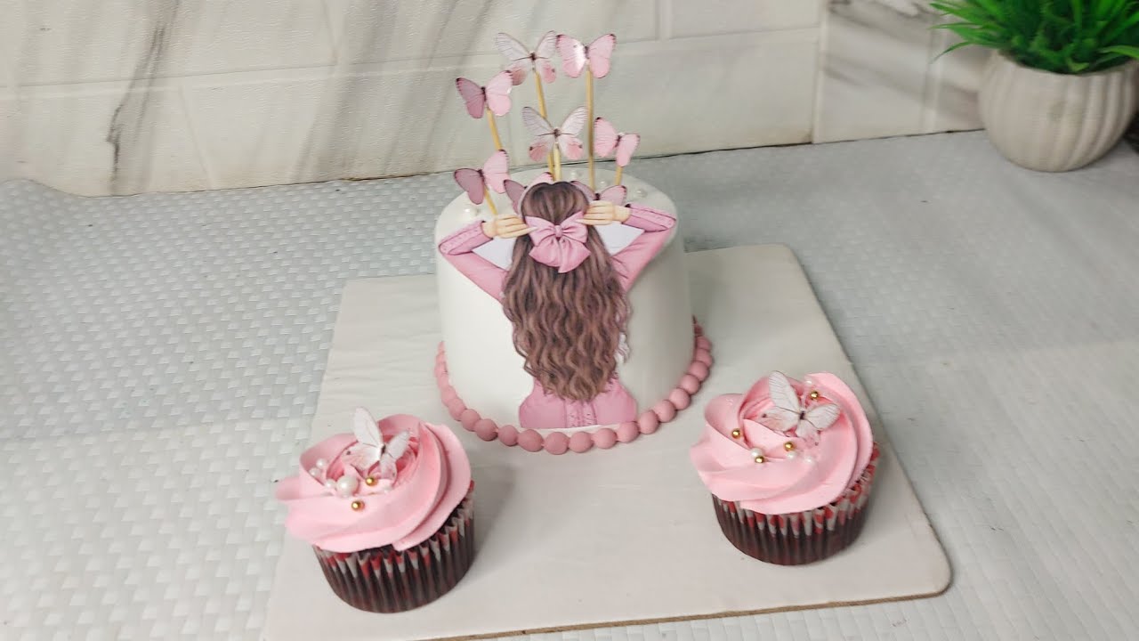 pink Girly theme cake/ some useful baking tips/#sugarsbakehouse