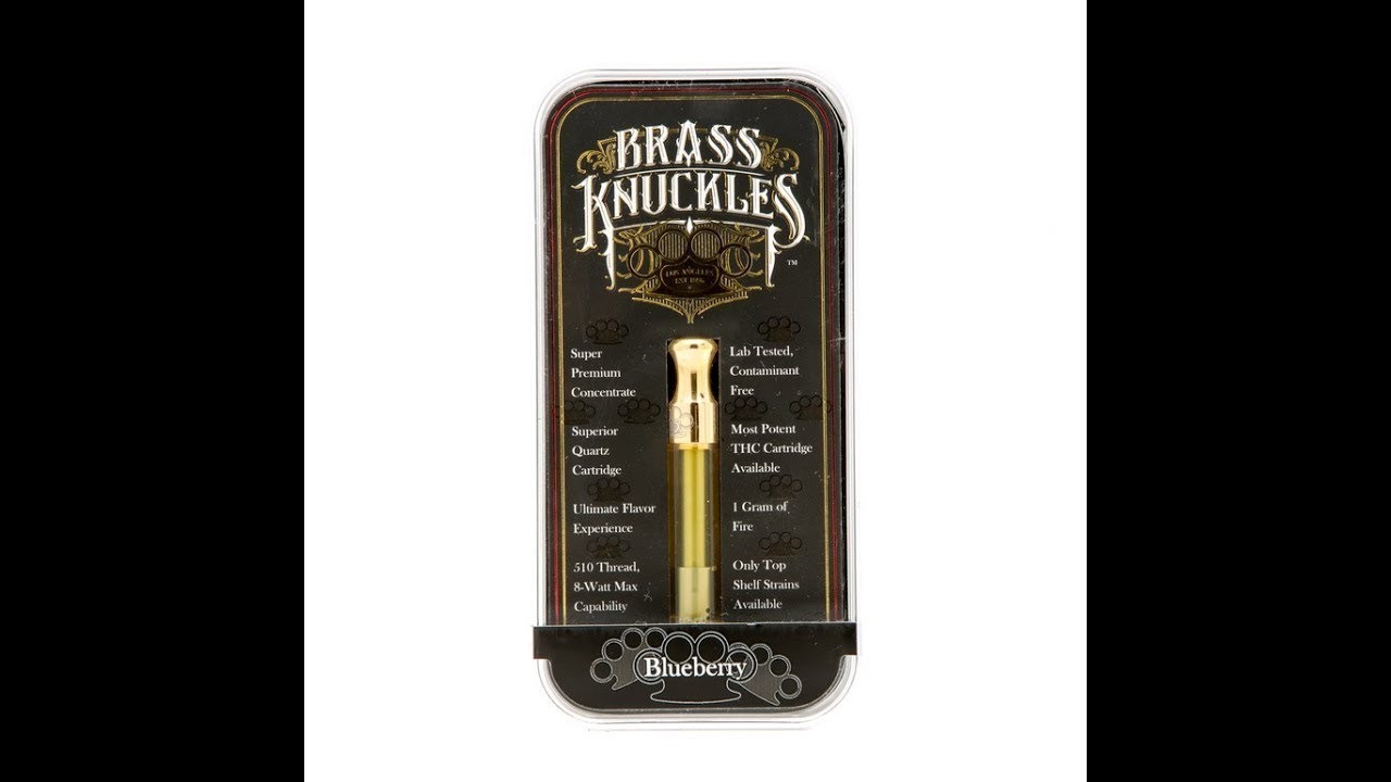 Brass Knuckles Blueberry Indica 420 Oil/Wax Vape Cartridge Review