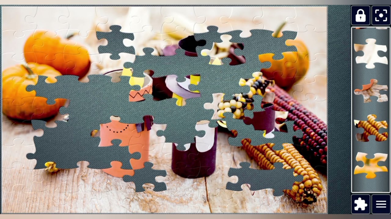 Cute Thanksgiving Decoration🙂🌽🎃🧩 joyful jigsaw puzzle 🧩//@jigsawpuzzle45 