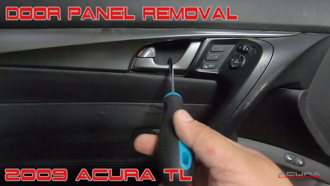 Снятие дверной панели Acura TL 2009 2010 2011 2012 2013 — снятие заводского динамика