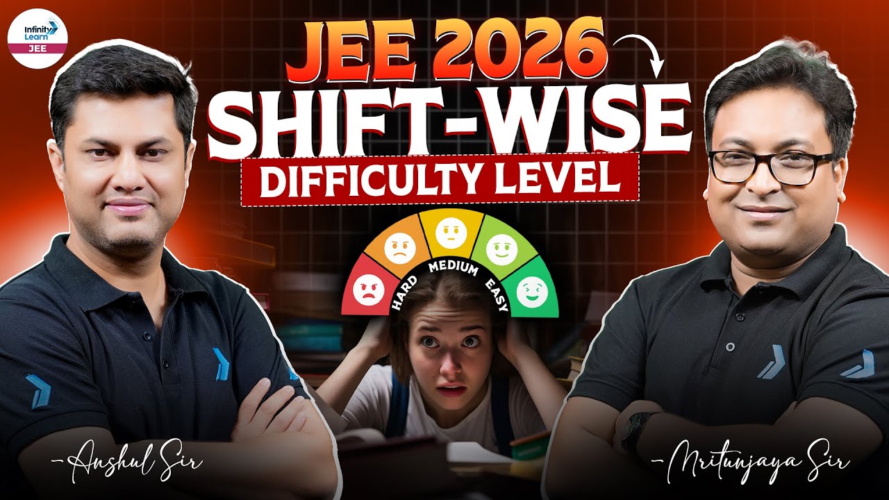 😱 JEE Main 2026 Expected Difficulty Level | Shift-Wise Paper Analysis (January Attempt) | Anshul Sir