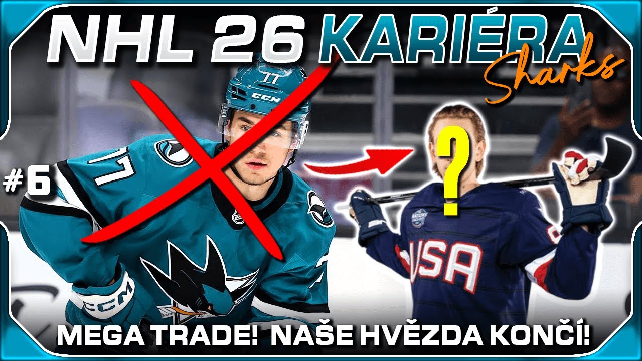 Mega Trade! Velký Talent Odchází! Potřebujeme Elitního Obránce! #6 | NHL 26 CZ Let's Play (Kariéra)