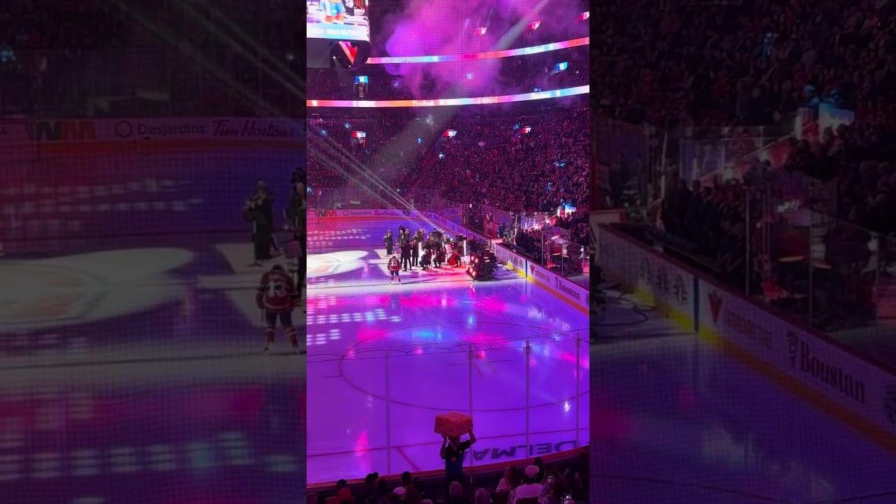 2024-2025  Montreal Canadiens opening ceremony