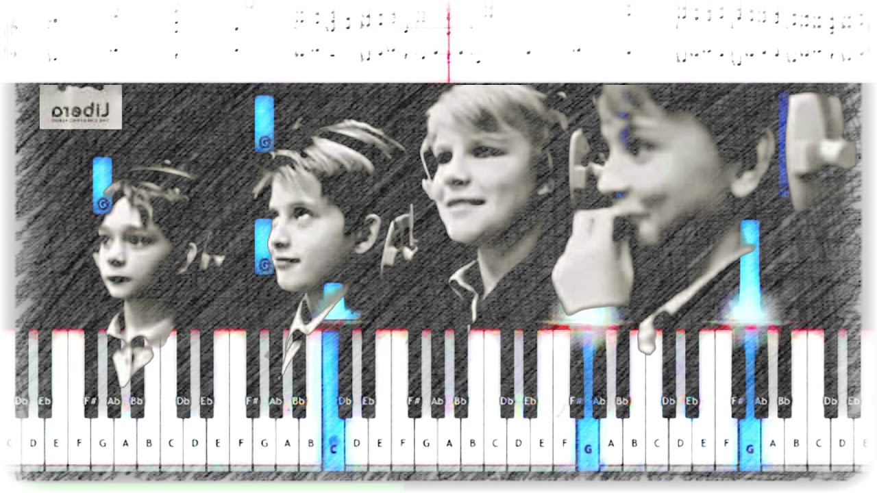 Libera- Sanctus Piano Notes 2018