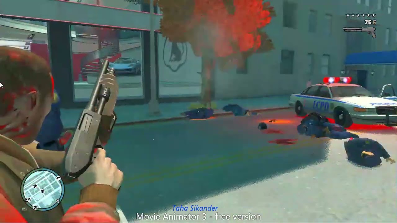 GTA 4 6 STAR VS NIKO EPIC BATTLE