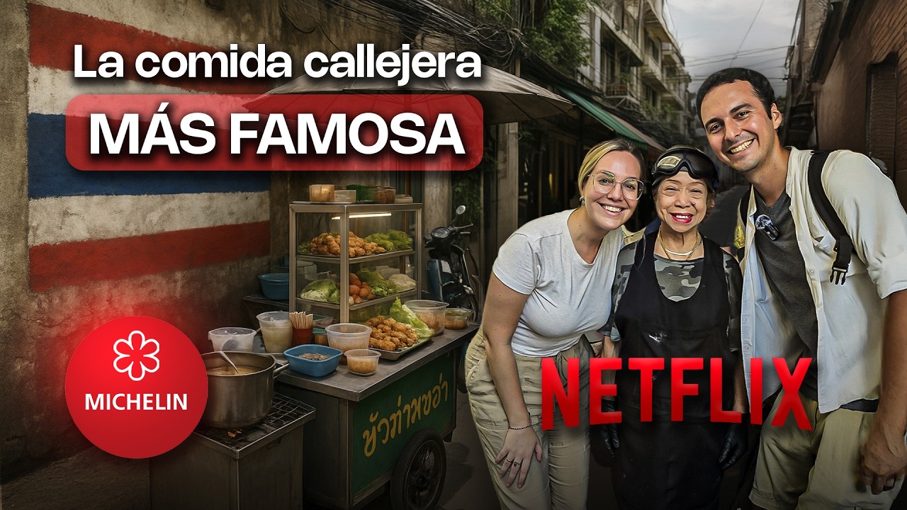 La MEJOR comida CALLEJERA con ESTRELLA MICHELIN en Bangkok, TAILANDIA ⭐  ¿Vale la pena?