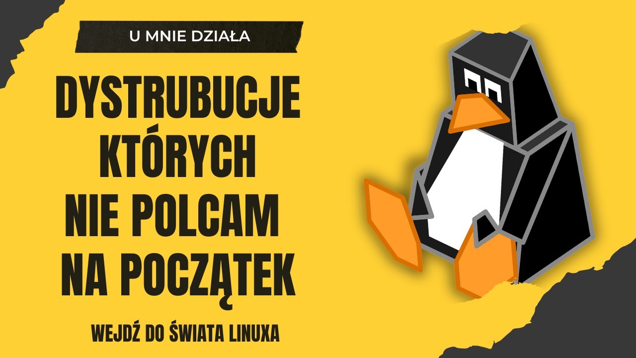 Dystrybucje Linuxa których nie polecam na początek