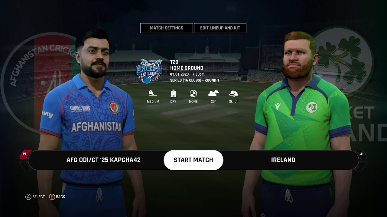 AFGHANISTAN vs IRELAND | Match No.1 | T20 World Cup | Cricket 2024 | 2026