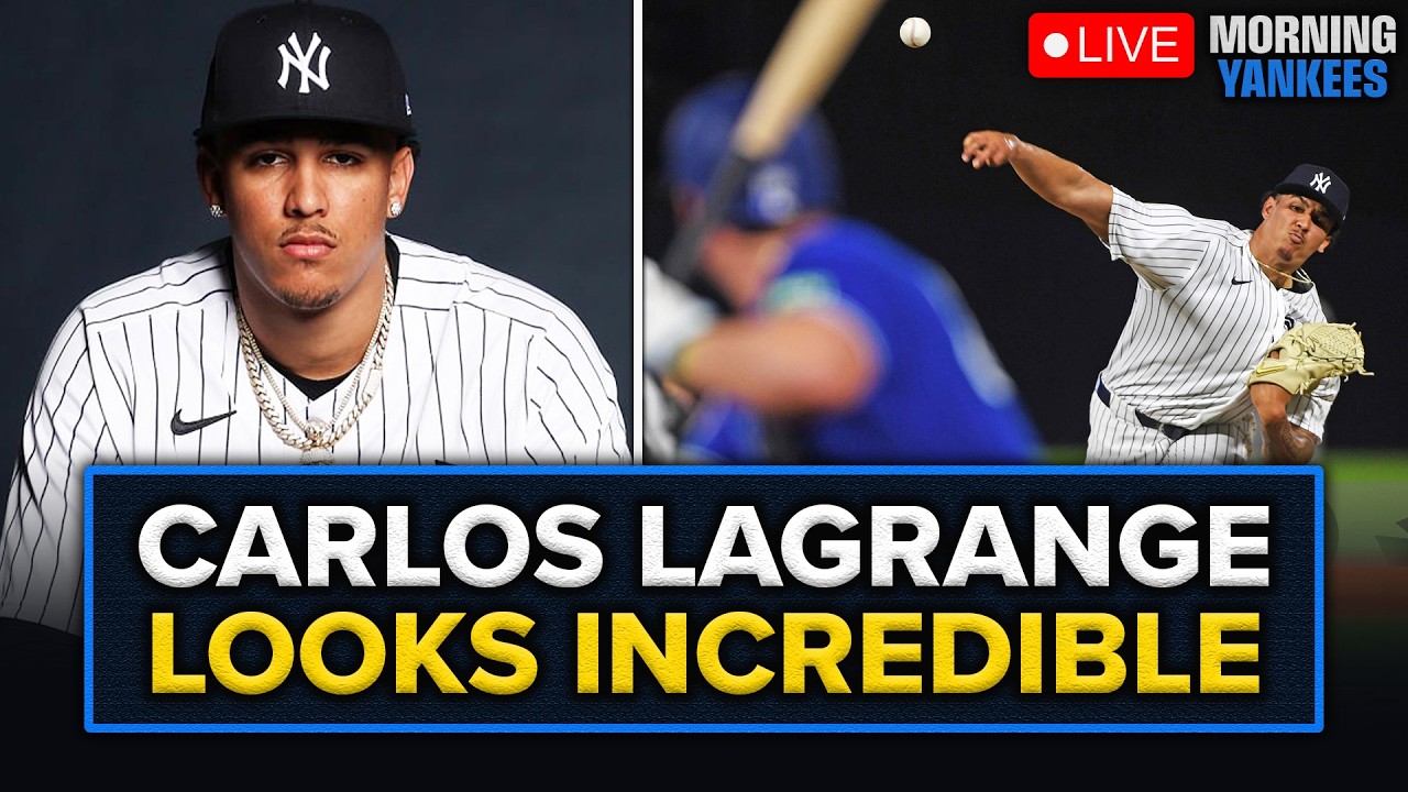 LIVE: The most hyped Yankees pitching prospect in years (Carlos Lagrange)