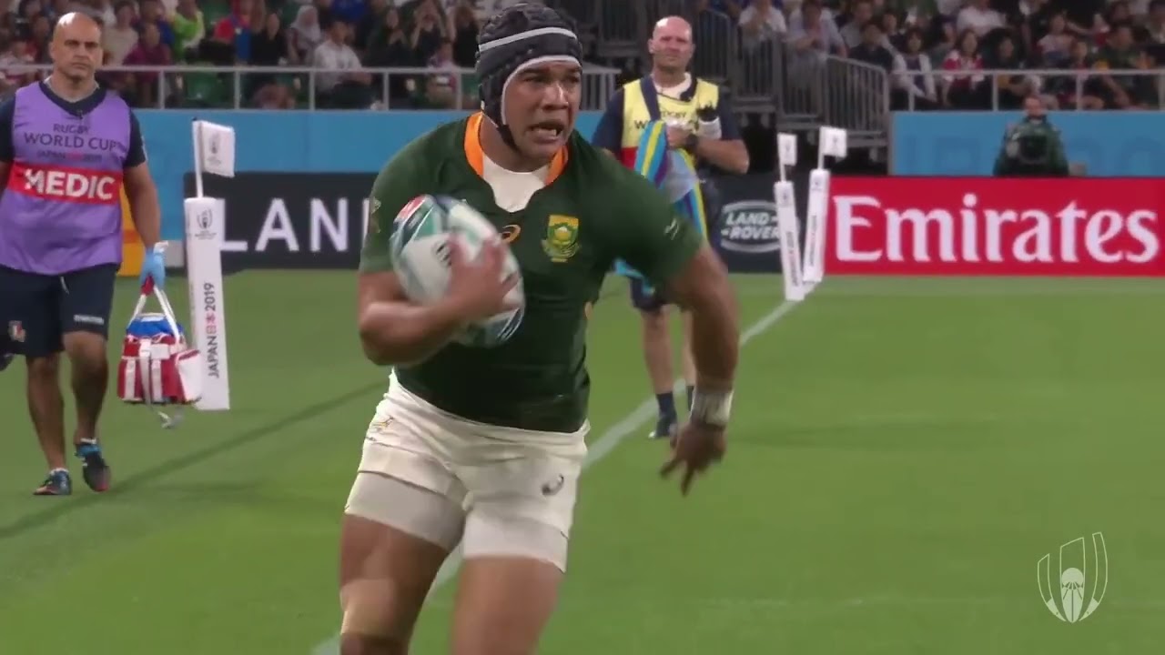 Every try Cheslin Kolbe has scored for the Springboks.