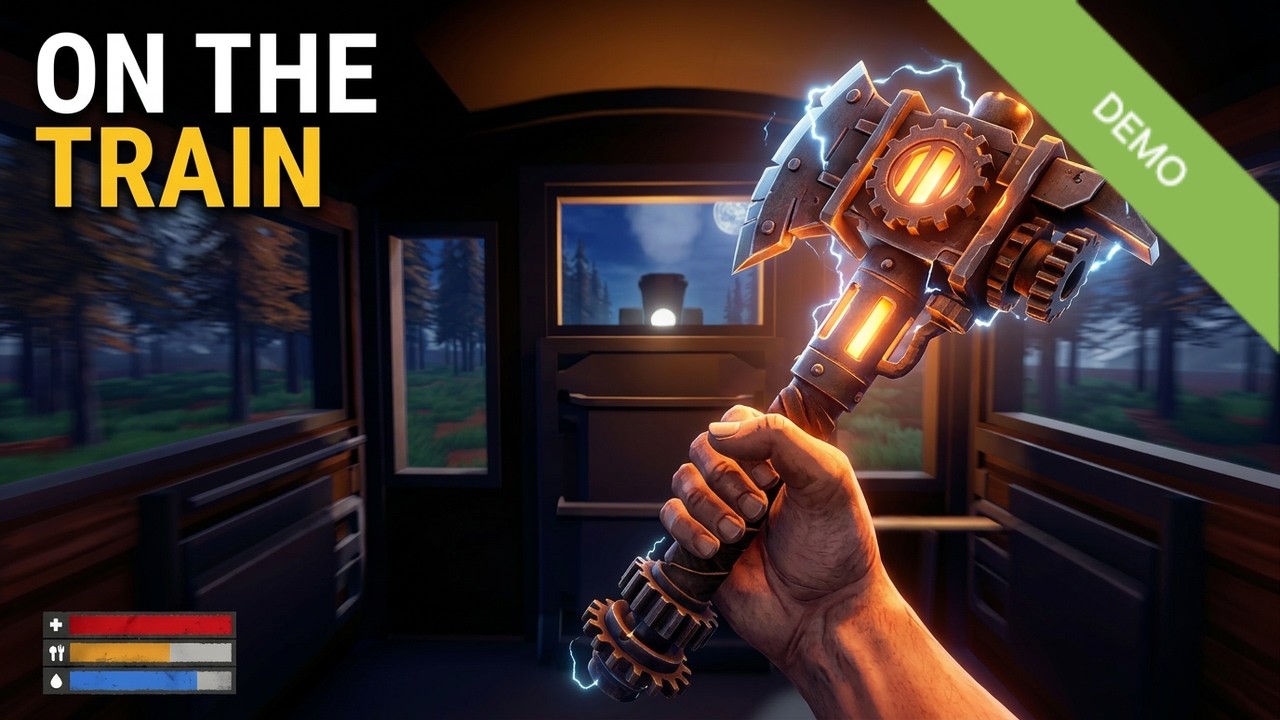 This NEW Zombie Train Survival Game *Looks Absolutely Insane