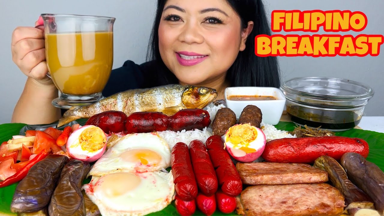 PINOY ALMUSAL | BOODLE FIGHT STYLE | FILIPINO FOOD | EATING SHOW | SATISFYING