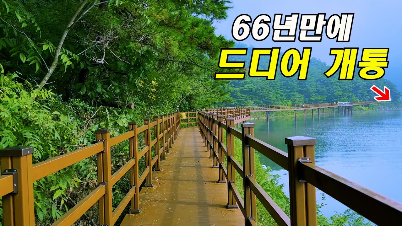 드디어 일반인에게 개방!! 70억 들여 만든 순환 둘레길 66년만에 전면 개통/대중교통 당일치기 여행/ 국내 트레킹
