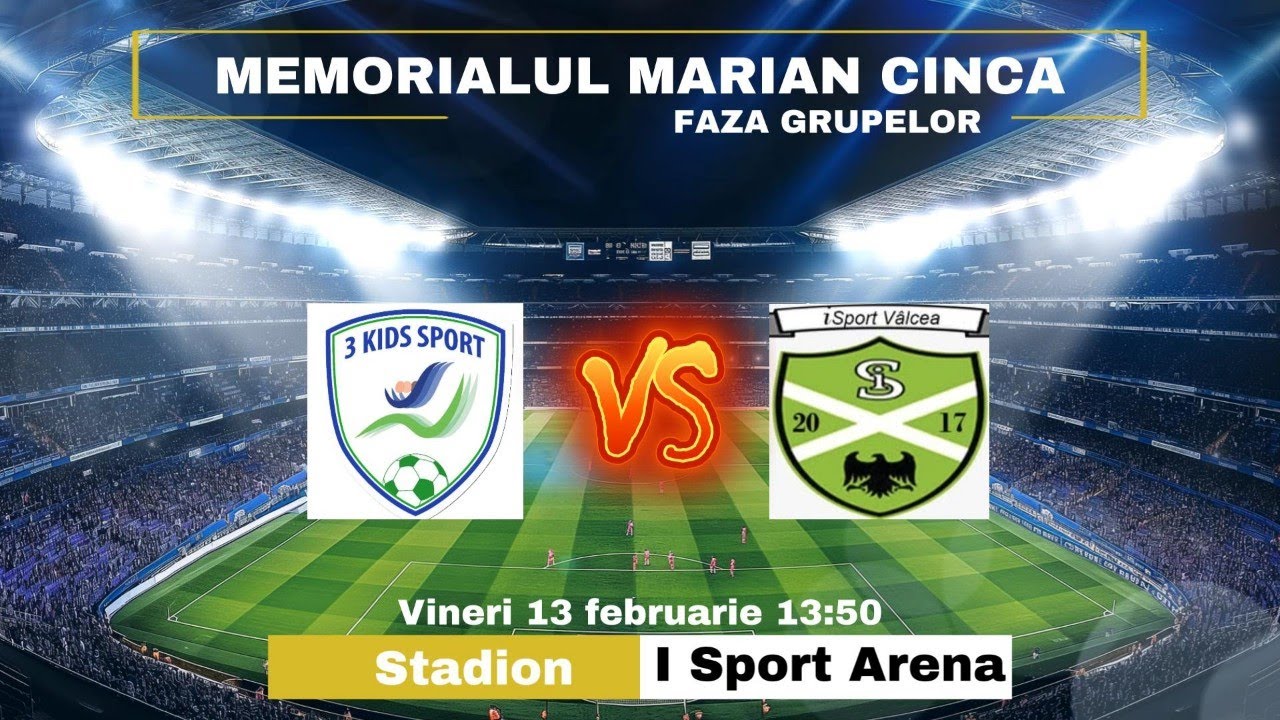 3 Kids Sport vs I Sport Valcea - 13/02/2026