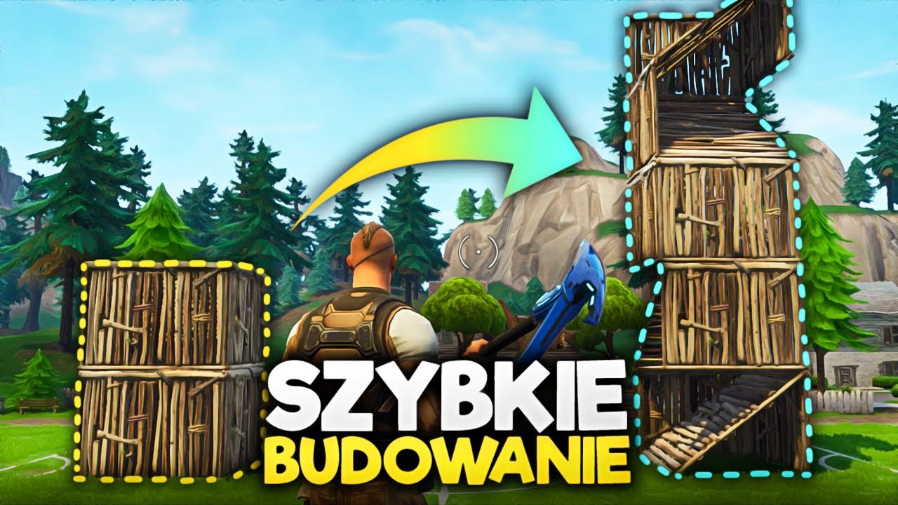 PORADNIK JAK SZYBKO BUDOWAĆ W FORTNITE!