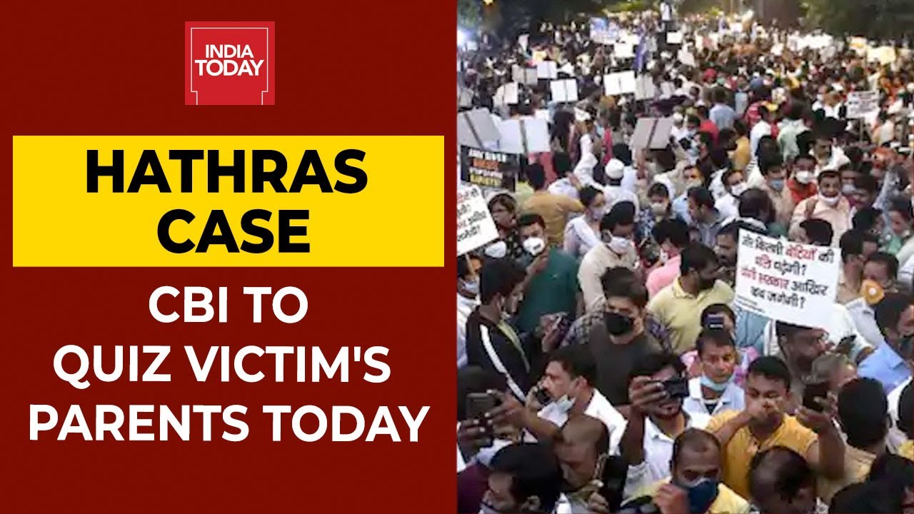 Hathras Case: CBI To Quiz Victim's Mother & Father Today | Breaking News