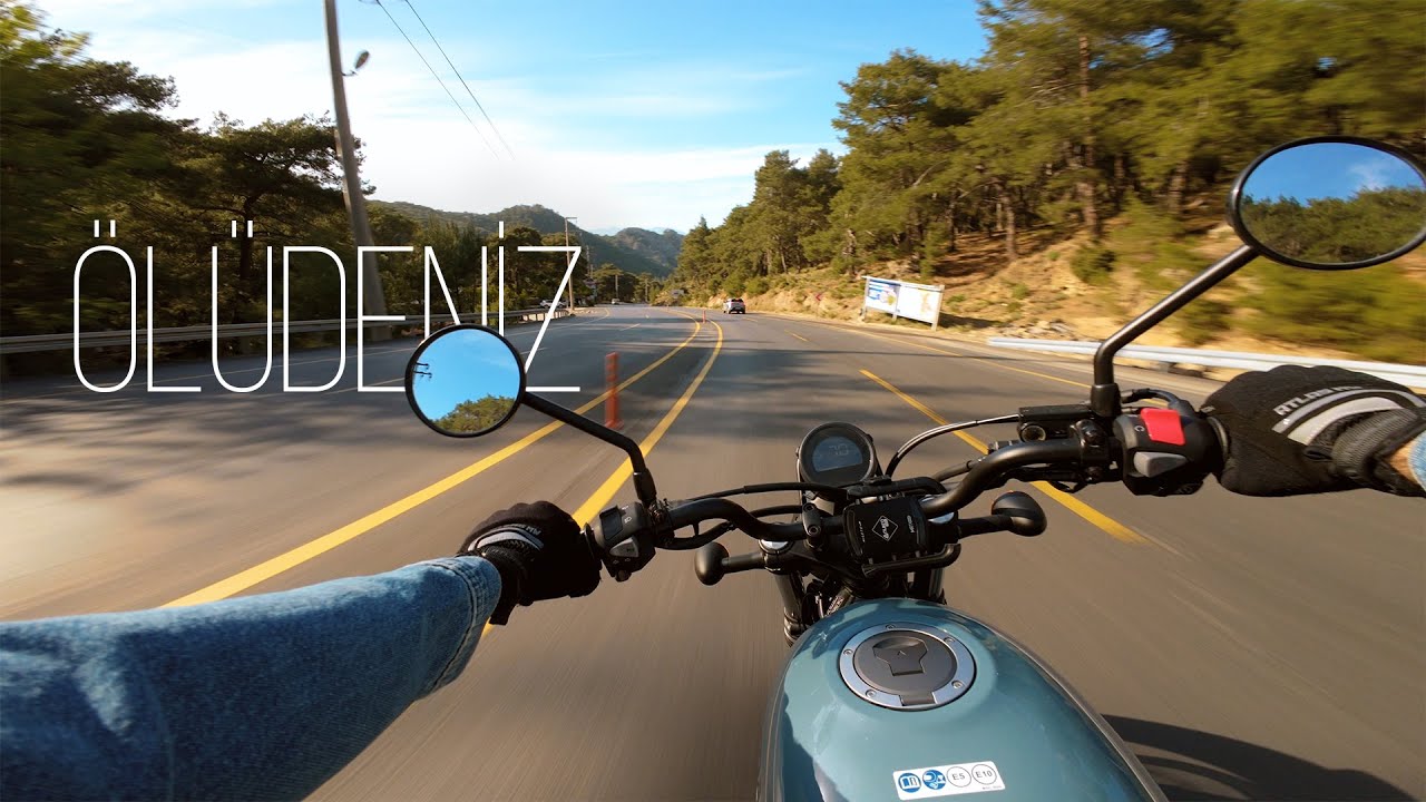 Ölüdeniz Yolunda Motosiklet Sürüşü - Honda CL 250