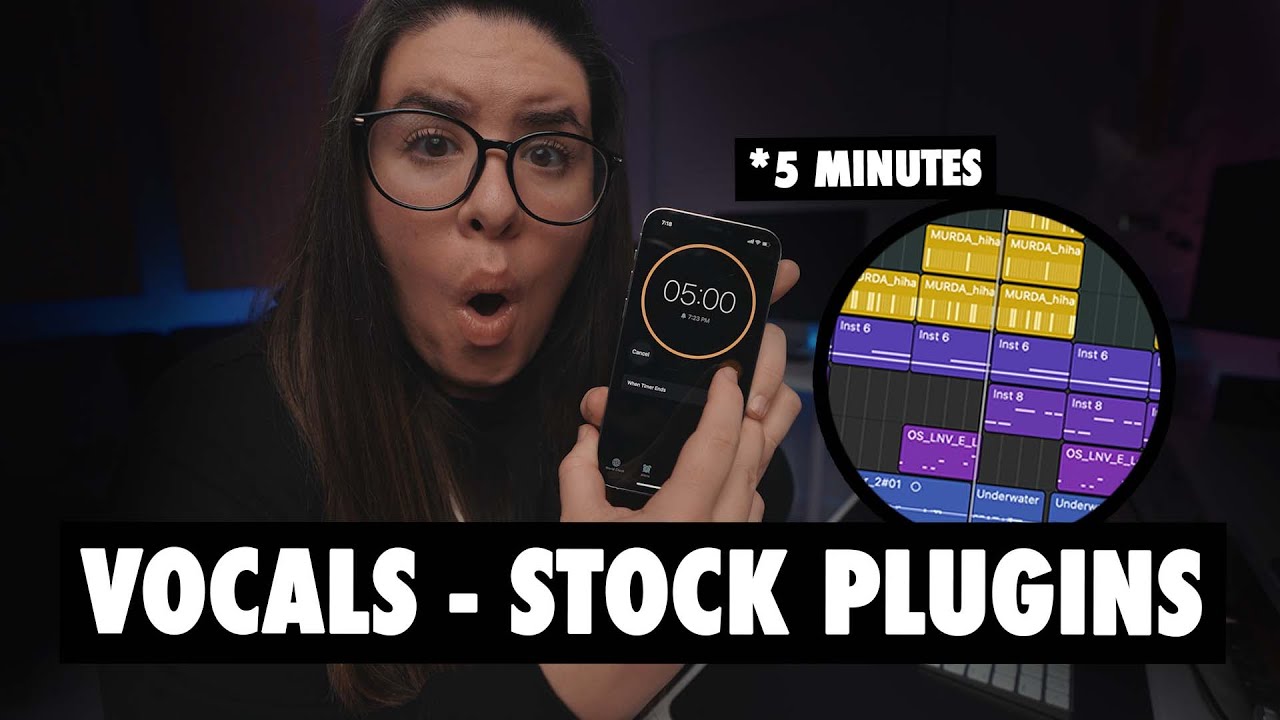 5 mins to MIX VOCALS with ONLY STOCK PLUGINS - [Logic Pro X]