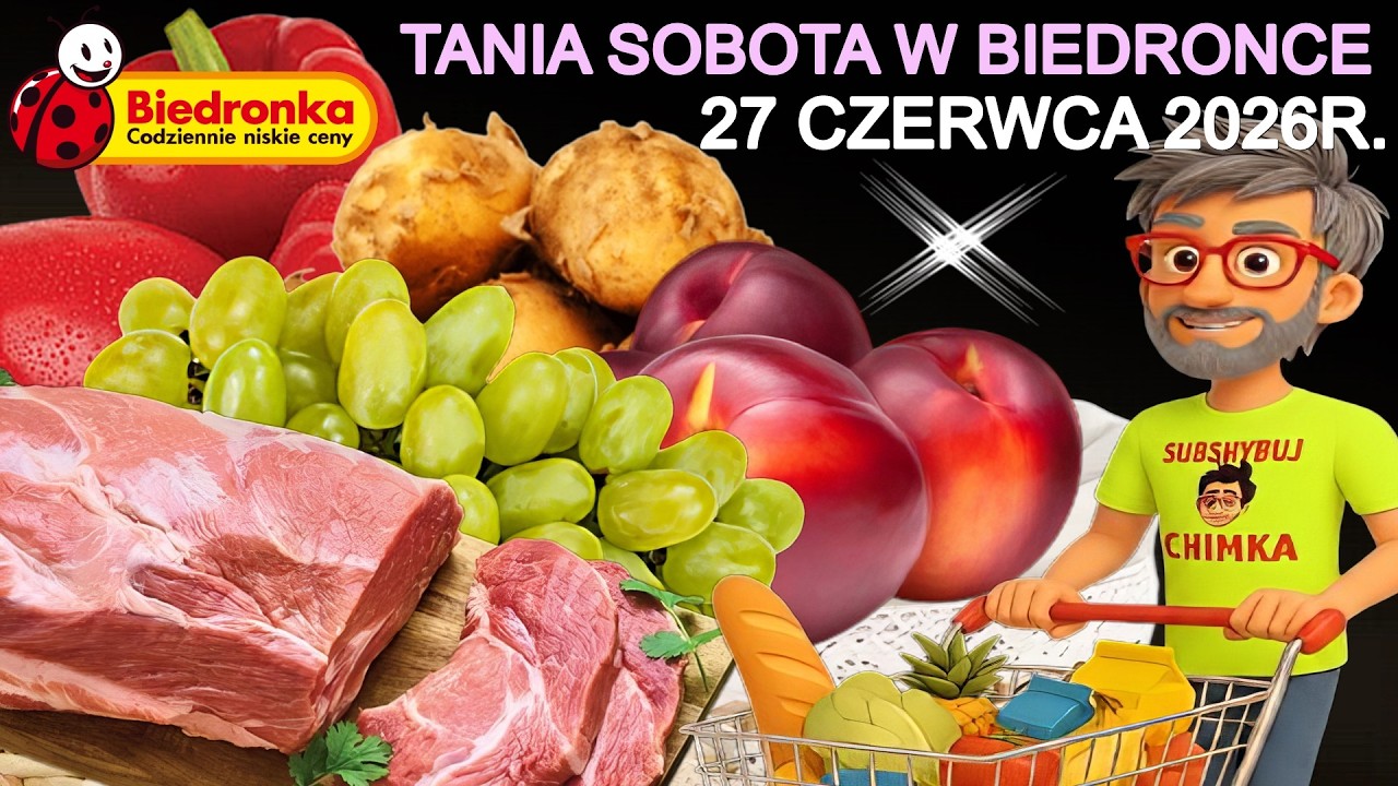 BIEDRONKA | Nowa Oferta | Sobota 27.06.2026 | Tania Sobota w Biedronce !