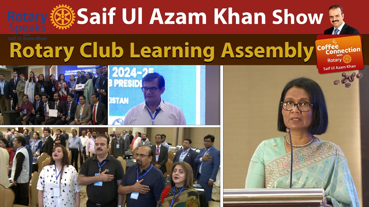 Rotary Club Learning Assembly (2024-25) || Roetry Speaks With Saif Ul Azam Khan