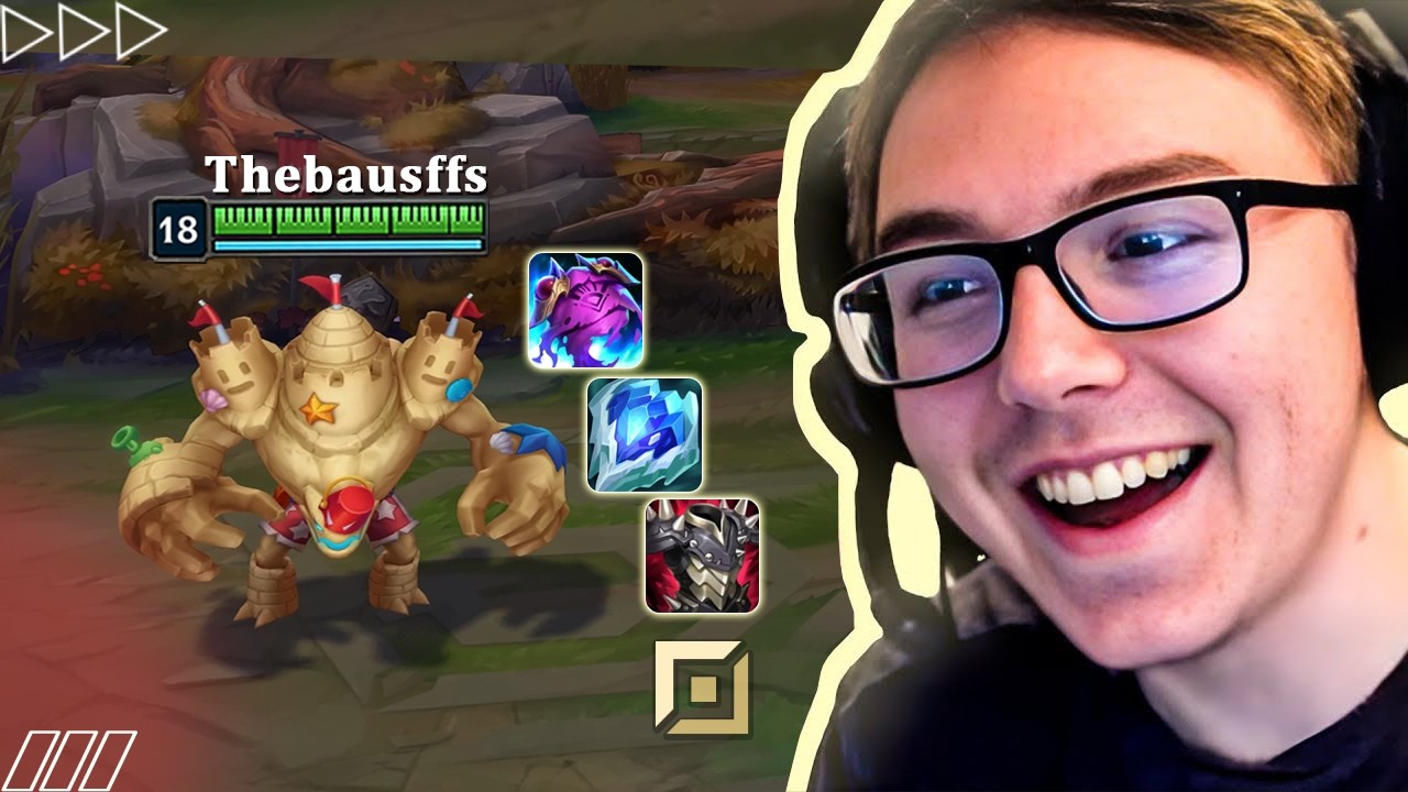 Baus Having Fun Playing Malphite For The First Time